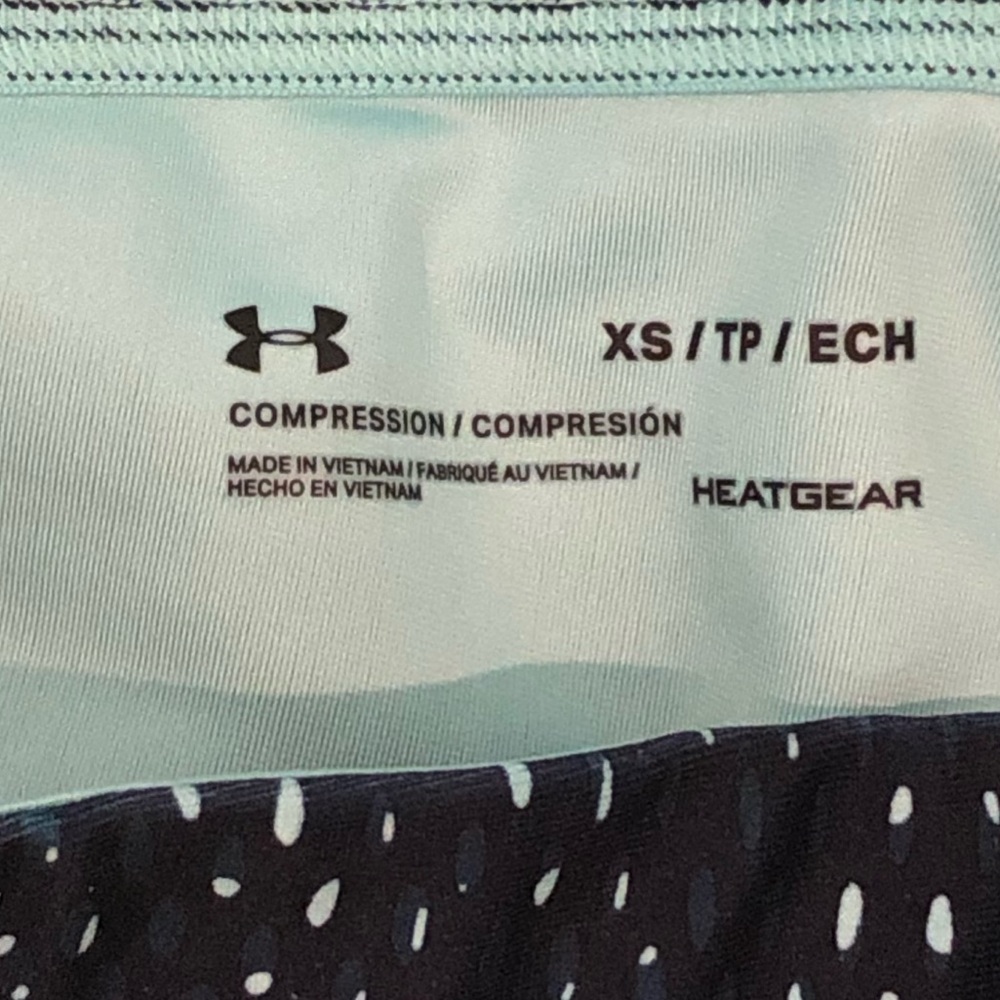 🎂Under Armour Navy and Light Blue Leggings —#023 - Picture 9 of 11